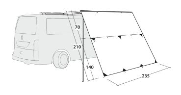 Outwell Hillcrest Tarp / Sonnensegel