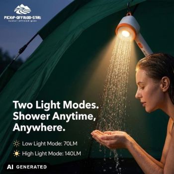 RoosCamp  Portable Akku Shower / Offroaddusche