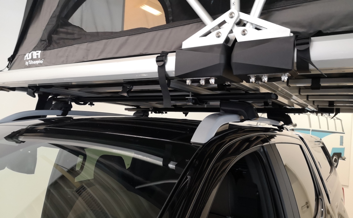 camper & go markise 180 Grad Horizon (freitragend) Wasserdicht sonnensegel Dreieck 1,4x1,4x2 Collection=NotClic Option:V2G Readers Clear H2X AF + 2.5