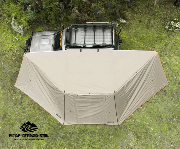 DARCHE 180Grad Markise Wandset-Mesh