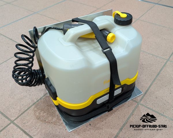 Universeller Kanister Halter mit Befestigungsband