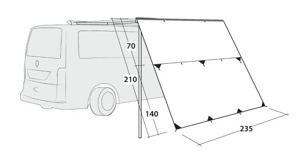 Outwell Hillcrest Tarp / Sonnensegel