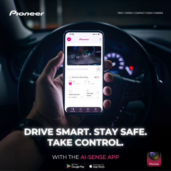 Pioneer Dashcam VREC-H120SC