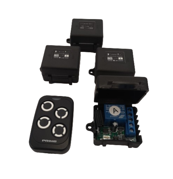 PRIME  4Kanal Funkschalter 12V/10A