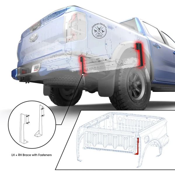 J-Brace KIT -  Ford Ranger / VW Amarok  ab 2023