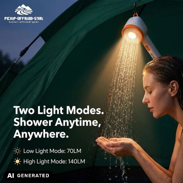 RoosCamp  Portable Akku Shower / Offroaddusche