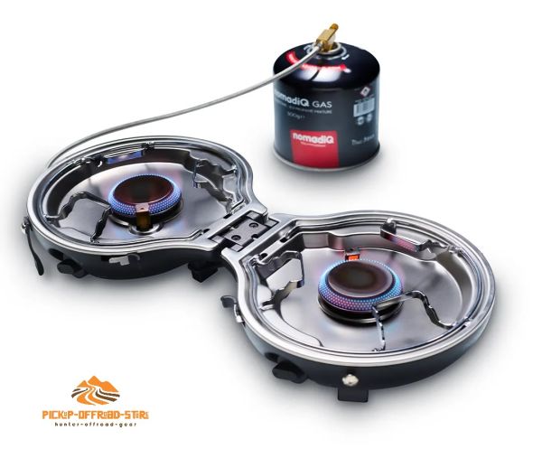 nomadiQ Portabler Dual Gaskocher - outdoor